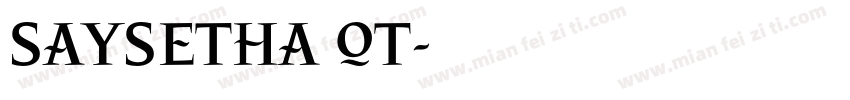 SAYSETHA OT字体转换